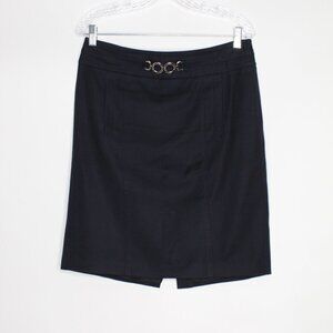 Ann Taylor Navy Pencil Skirt